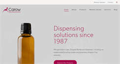 Desktop Screenshot of carowpackaging.com